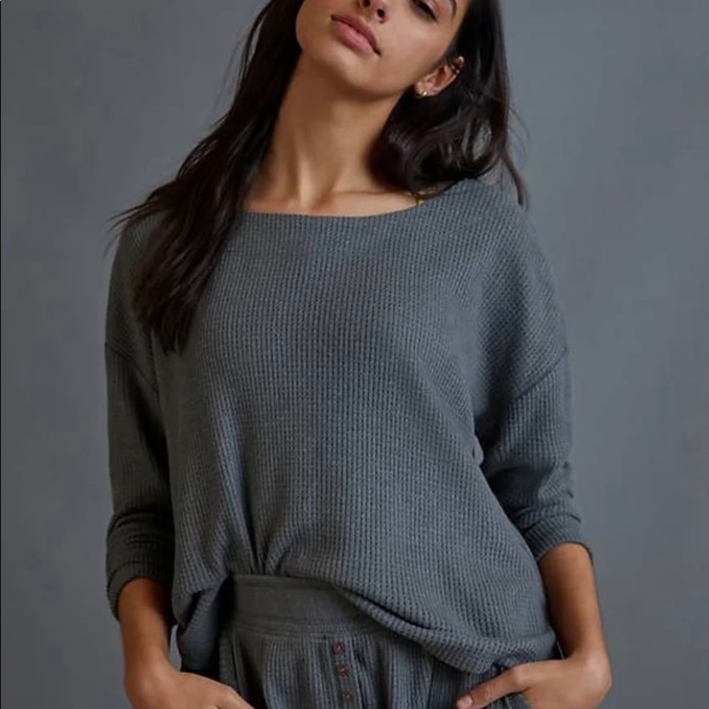 2/$35 Anthropologie Thermal Top- NWT